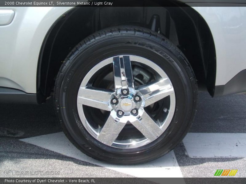 Silverstone Metallic / Light Gray 2008 Chevrolet Equinox LT