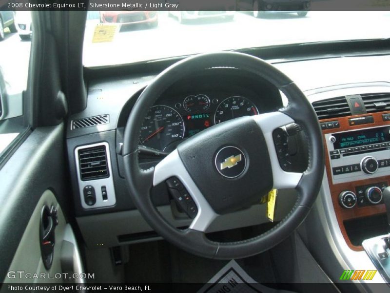 Silverstone Metallic / Light Gray 2008 Chevrolet Equinox LT