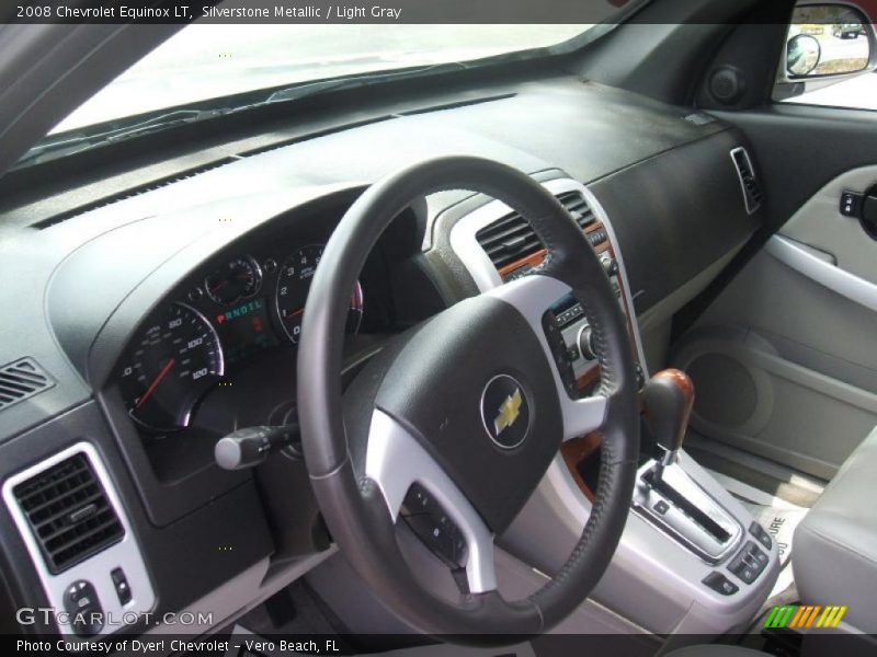 Silverstone Metallic / Light Gray 2008 Chevrolet Equinox LT