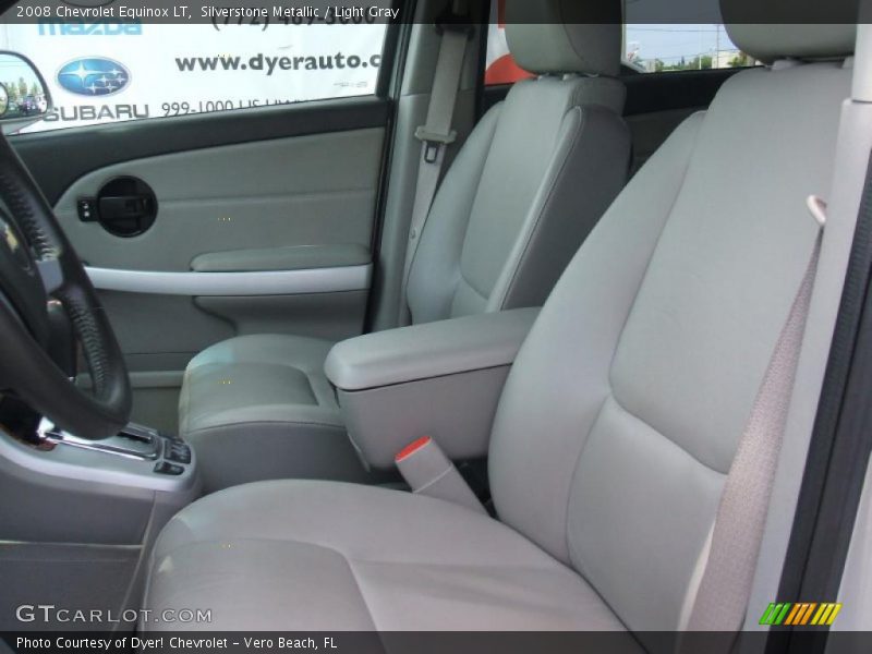 Silverstone Metallic / Light Gray 2008 Chevrolet Equinox LT