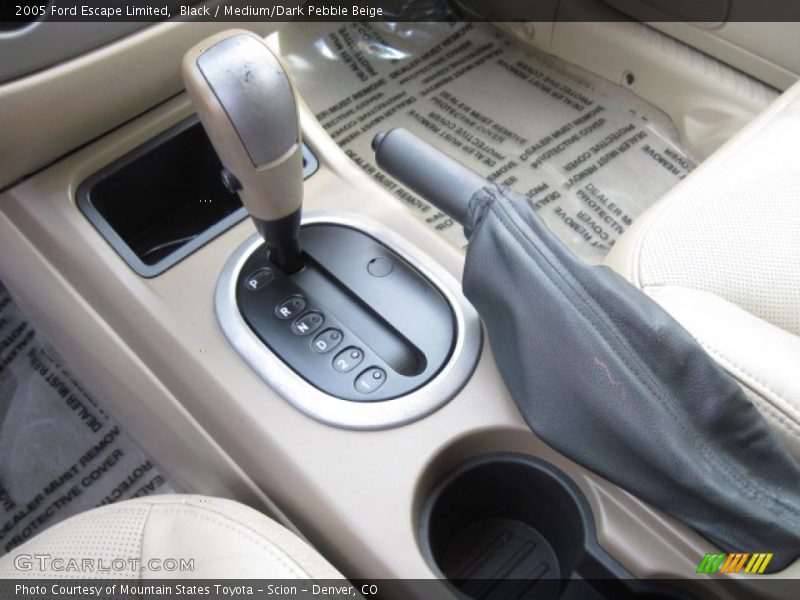 Black / Medium/Dark Pebble Beige 2005 Ford Escape Limited