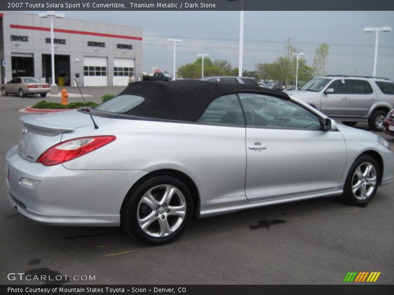Titanium Metallic / Dark Stone 2007 Toyota Solara Sport V6 Convertible