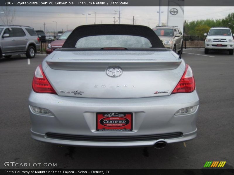 Titanium Metallic / Dark Stone 2007 Toyota Solara Sport V6 Convertible