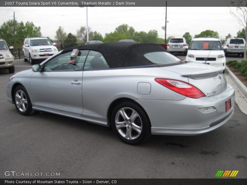 Titanium Metallic / Dark Stone 2007 Toyota Solara Sport V6 Convertible