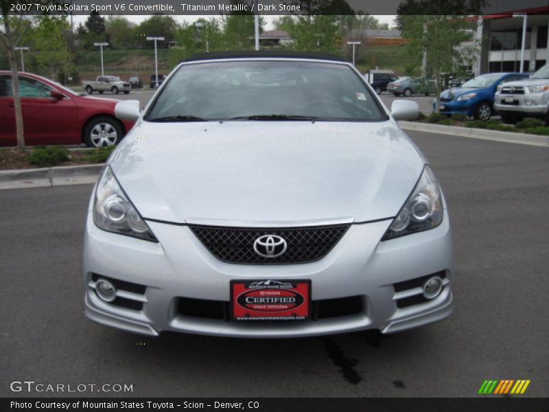 Titanium Metallic / Dark Stone 2007 Toyota Solara Sport V6 Convertible