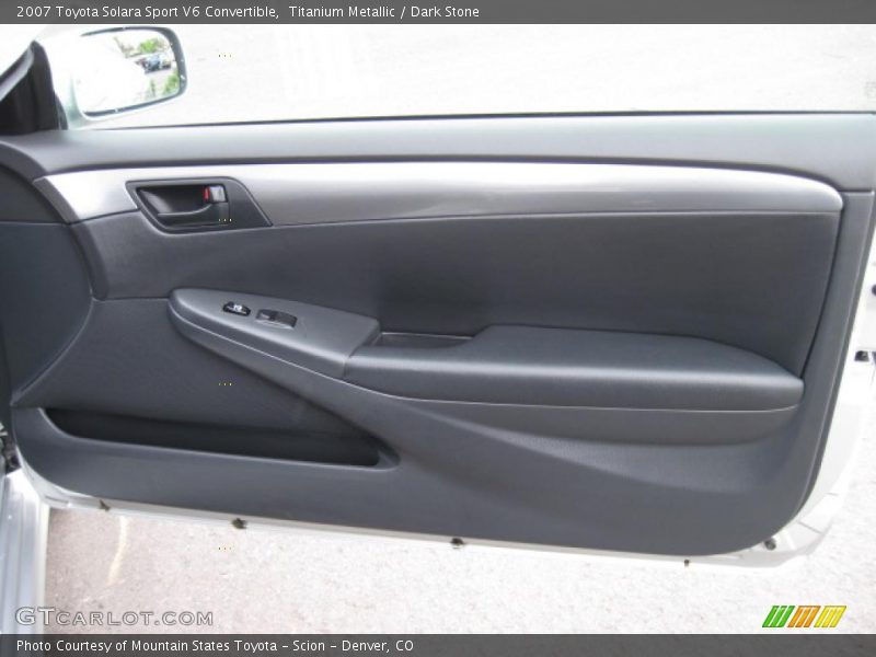Titanium Metallic / Dark Stone 2007 Toyota Solara Sport V6 Convertible