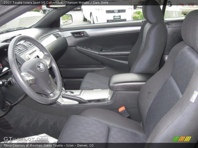 Titanium Metallic / Dark Stone 2007 Toyota Solara Sport V6 Convertible