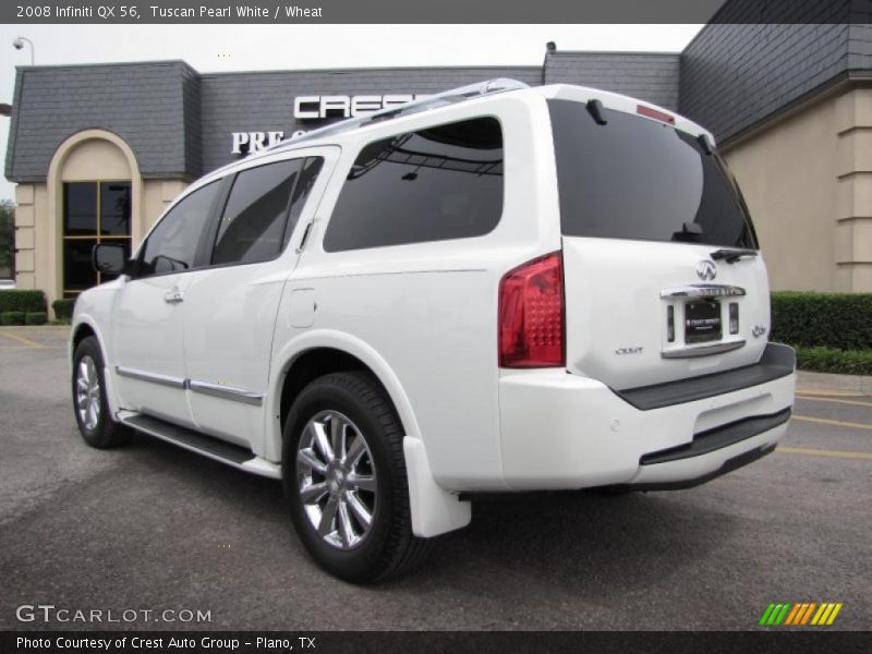 Tuscan Pearl White / Wheat 2008 Infiniti QX 56