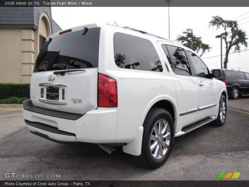 Tuscan Pearl White / Wheat 2008 Infiniti QX 56