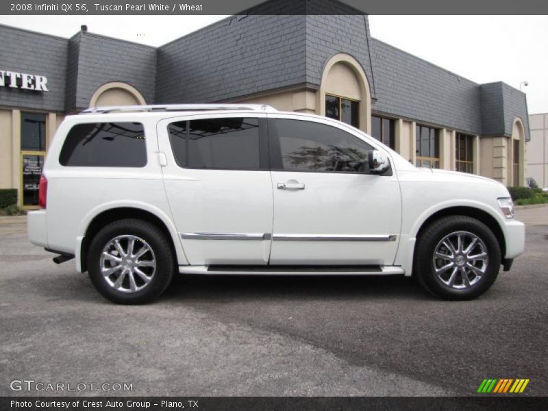 Tuscan Pearl White / Wheat 2008 Infiniti QX 56