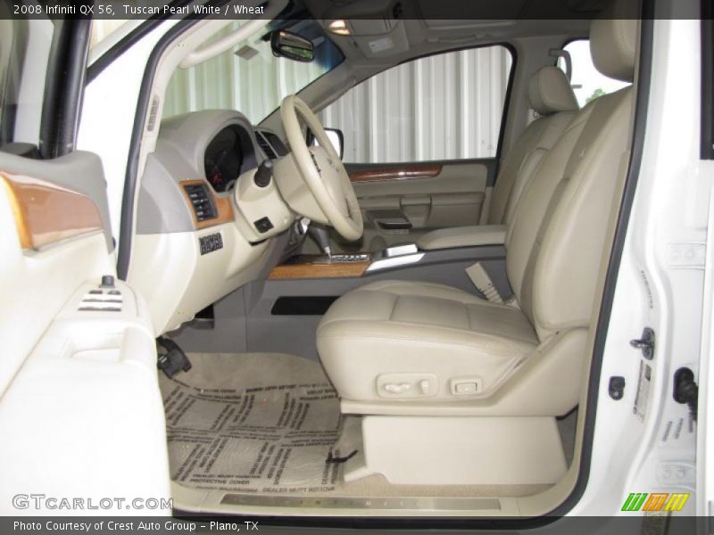 Tuscan Pearl White / Wheat 2008 Infiniti QX 56