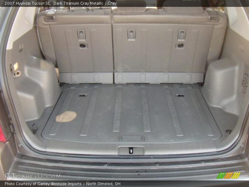 Dark Titanium Gray Metallic / Gray 2007 Hyundai Tucson SE