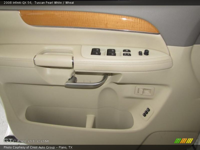 Tuscan Pearl White / Wheat 2008 Infiniti QX 56