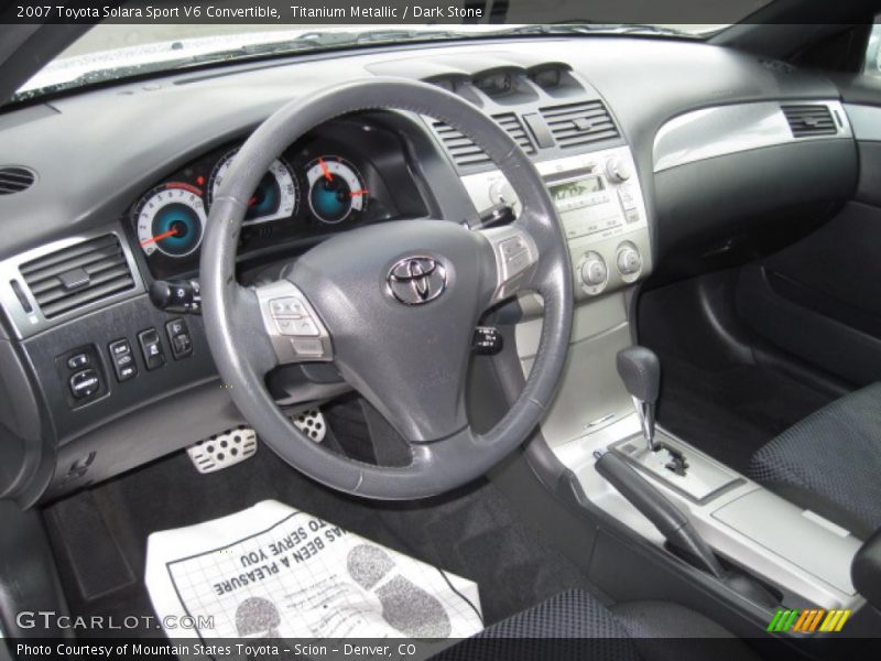 Titanium Metallic / Dark Stone 2007 Toyota Solara Sport V6 Convertible