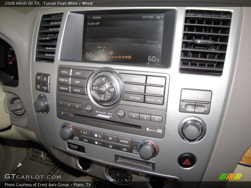 Tuscan Pearl White / Wheat 2008 Infiniti QX 56