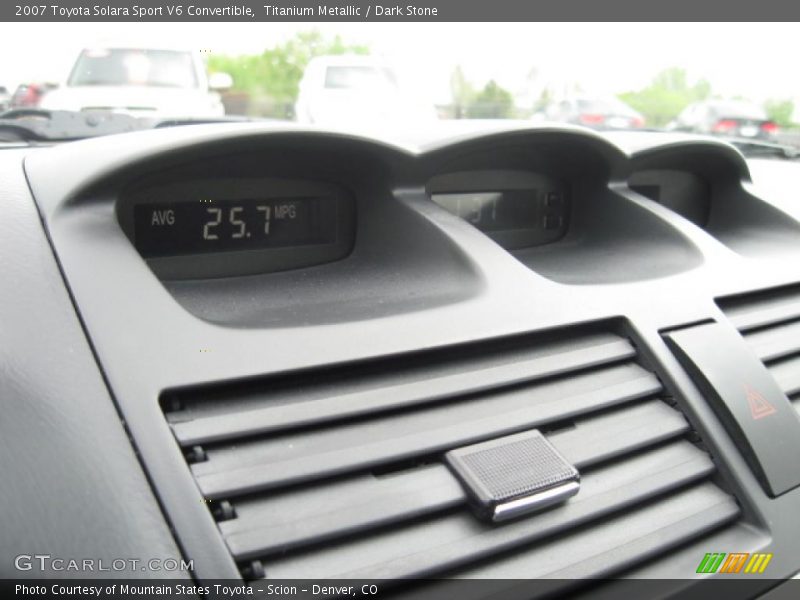 Titanium Metallic / Dark Stone 2007 Toyota Solara Sport V6 Convertible