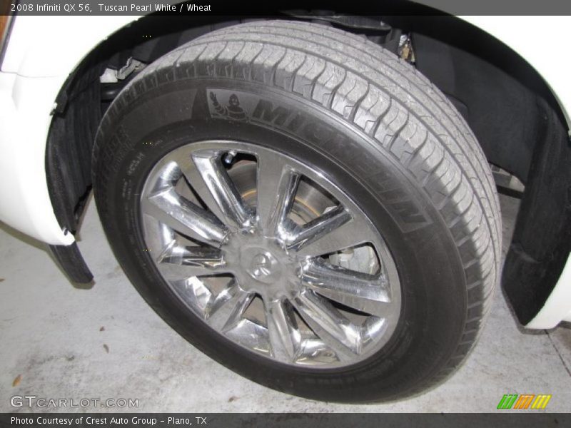 Tuscan Pearl White / Wheat 2008 Infiniti QX 56