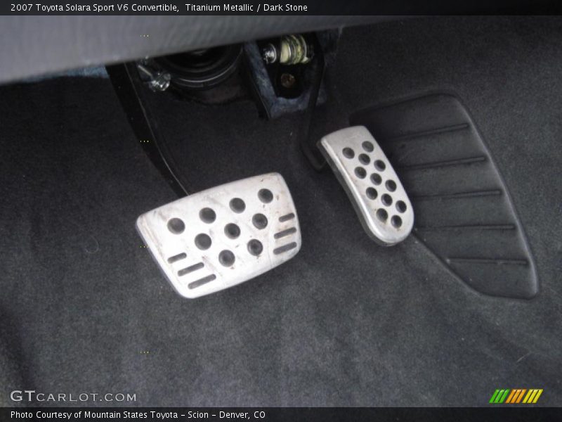 Titanium Metallic / Dark Stone 2007 Toyota Solara Sport V6 Convertible