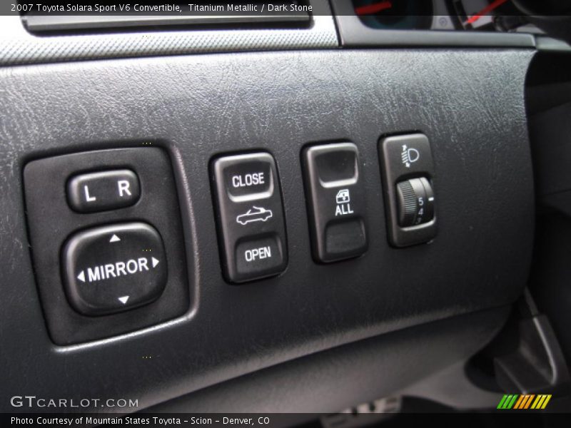 Titanium Metallic / Dark Stone 2007 Toyota Solara Sport V6 Convertible