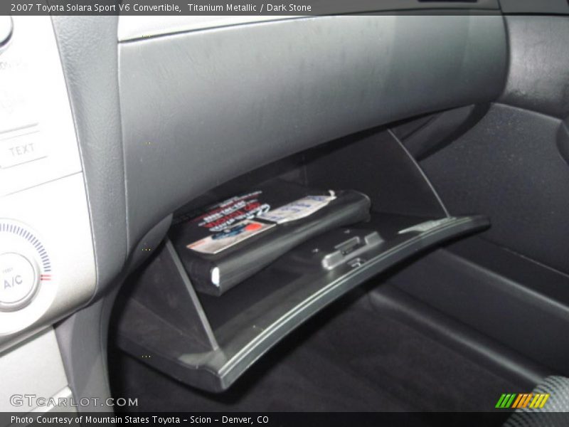 Titanium Metallic / Dark Stone 2007 Toyota Solara Sport V6 Convertible