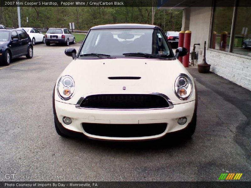 Pepper White / Grey/Carbon Black 2007 Mini Cooper S Hardtop