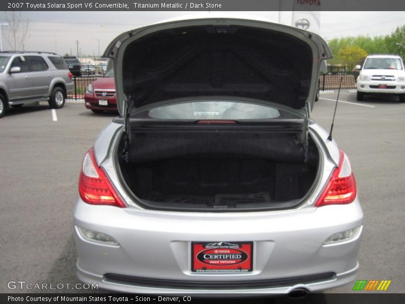 Titanium Metallic / Dark Stone 2007 Toyota Solara Sport V6 Convertible