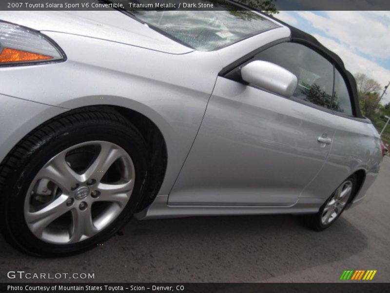 Titanium Metallic / Dark Stone 2007 Toyota Solara Sport V6 Convertible