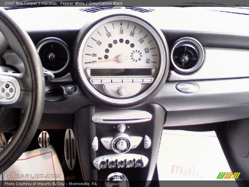 Pepper White / Grey/Carbon Black 2007 Mini Cooper S Hardtop