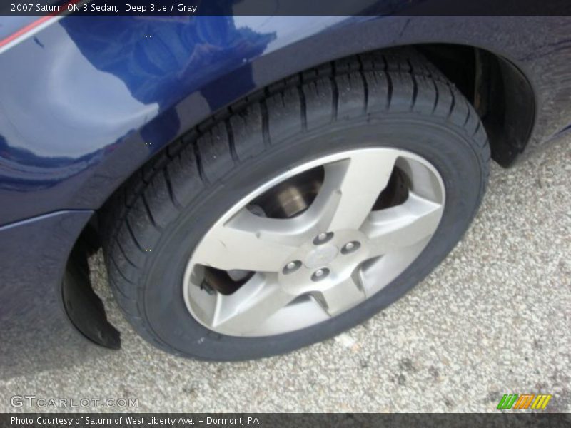 Deep Blue / Gray 2007 Saturn ION 3 Sedan