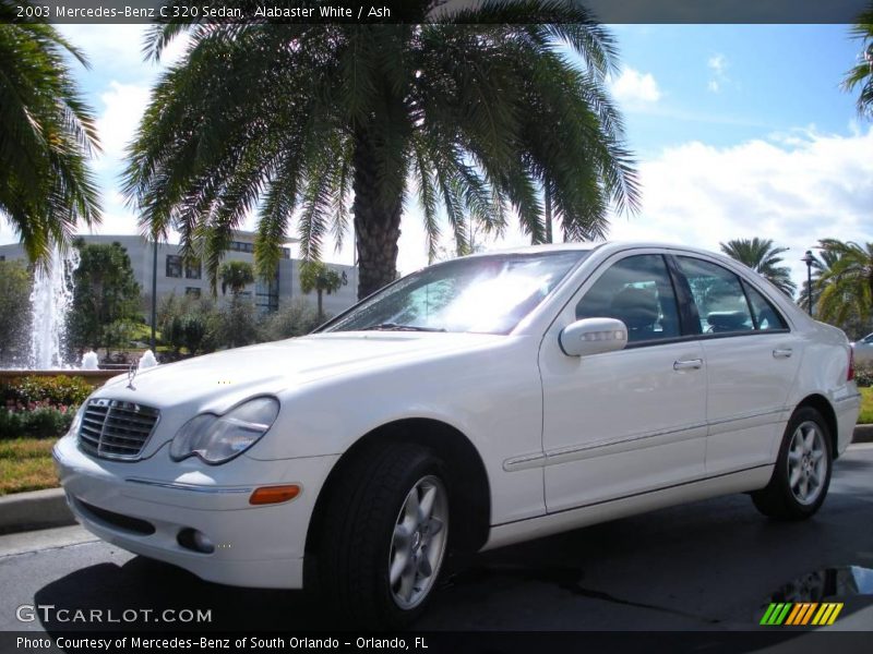 Alabaster White / Ash 2003 Mercedes-Benz C 320 Sedan
