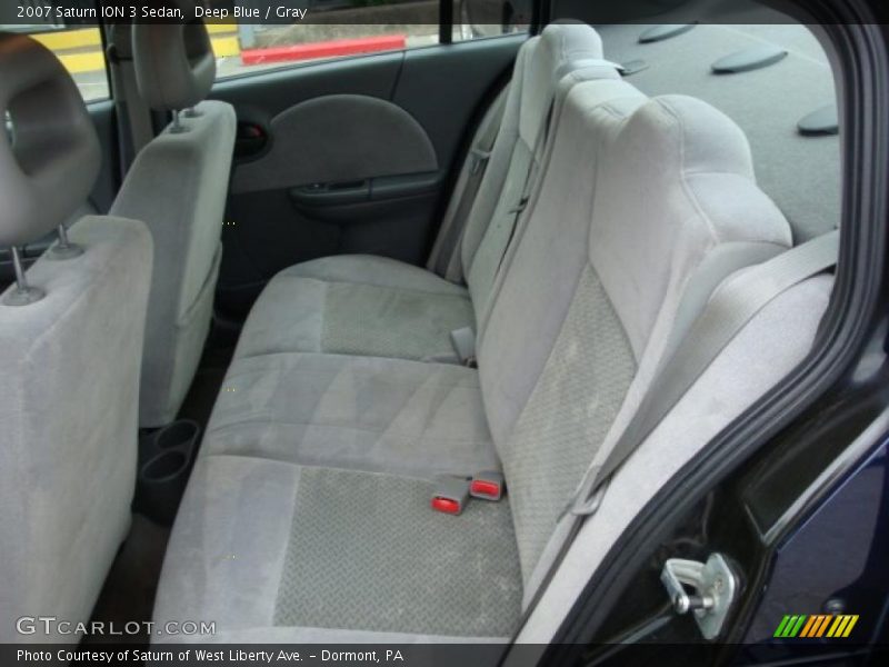 Deep Blue / Gray 2007 Saturn ION 3 Sedan
