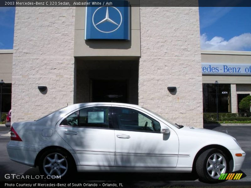 Alabaster White / Ash 2003 Mercedes-Benz C 320 Sedan