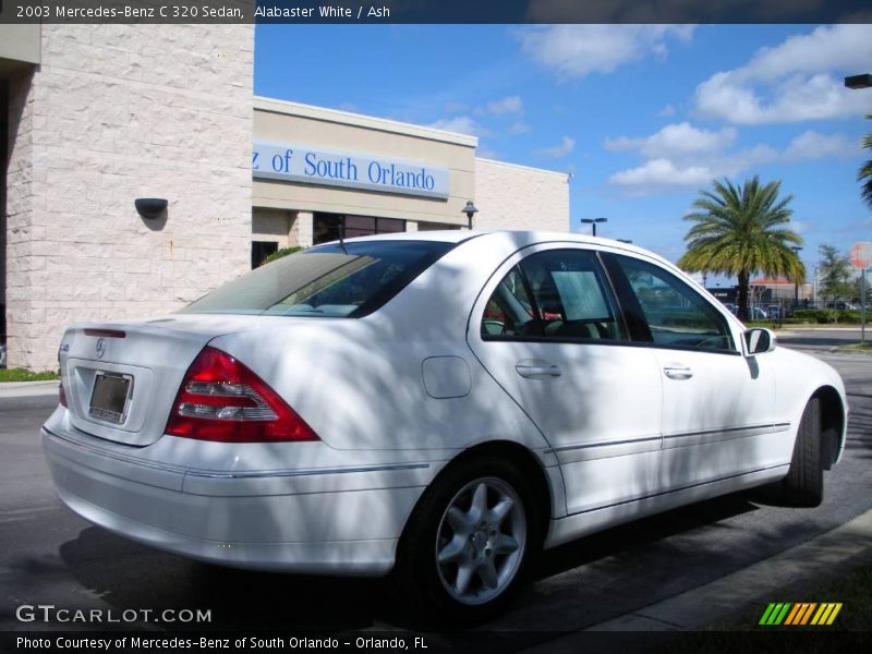 Alabaster White / Ash 2003 Mercedes-Benz C 320 Sedan