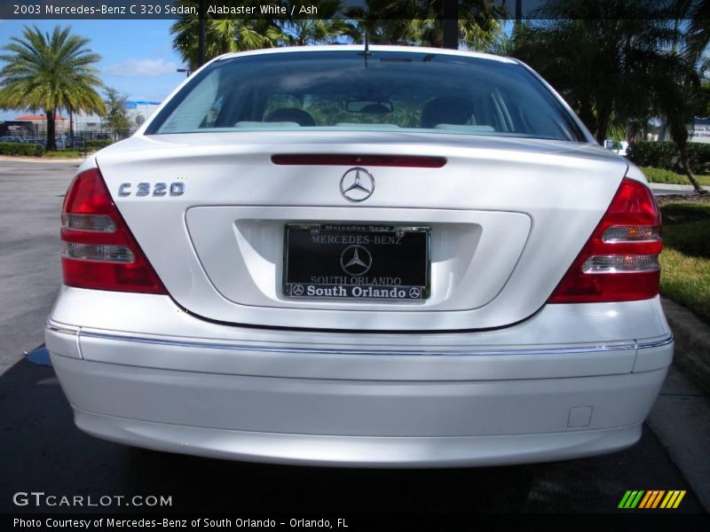 Alabaster White / Ash 2003 Mercedes-Benz C 320 Sedan