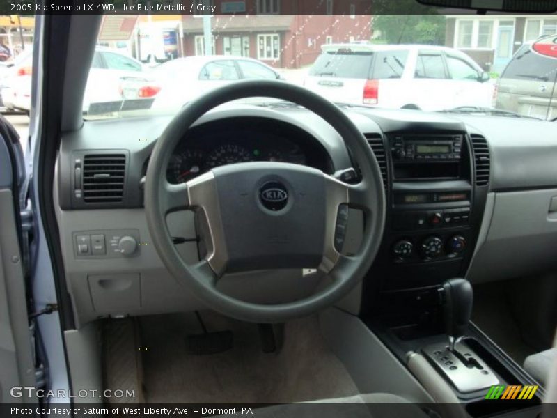 Ice Blue Metallic / Gray 2005 Kia Sorento LX 4WD