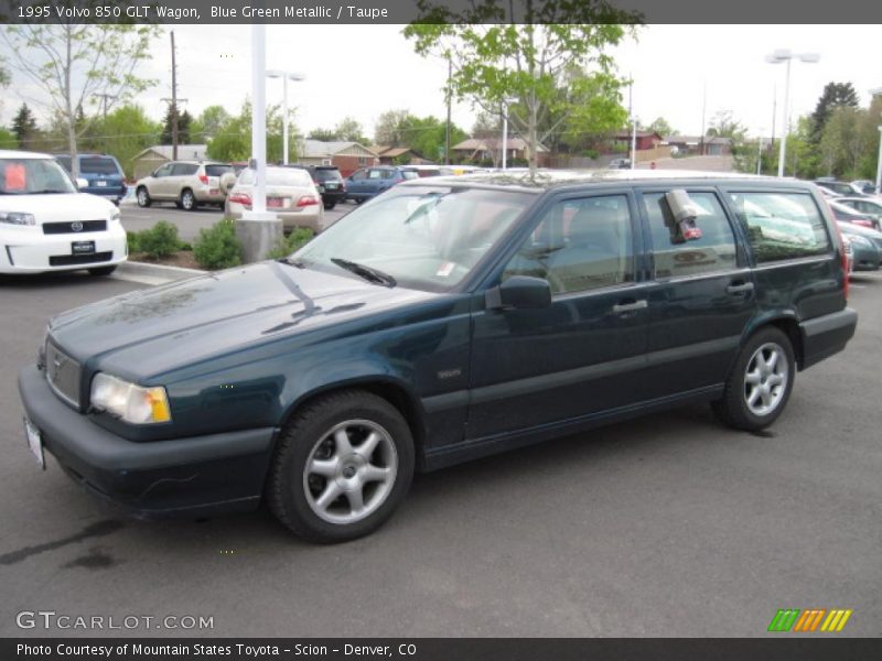 Blue Green Metallic / Taupe 1995 Volvo 850 GLT Wagon