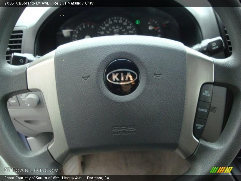 Ice Blue Metallic / Gray 2005 Kia Sorento LX 4WD