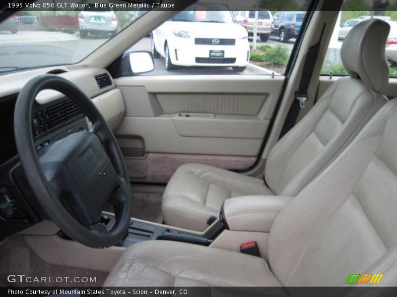Blue Green Metallic / Taupe 1995 Volvo 850 GLT Wagon