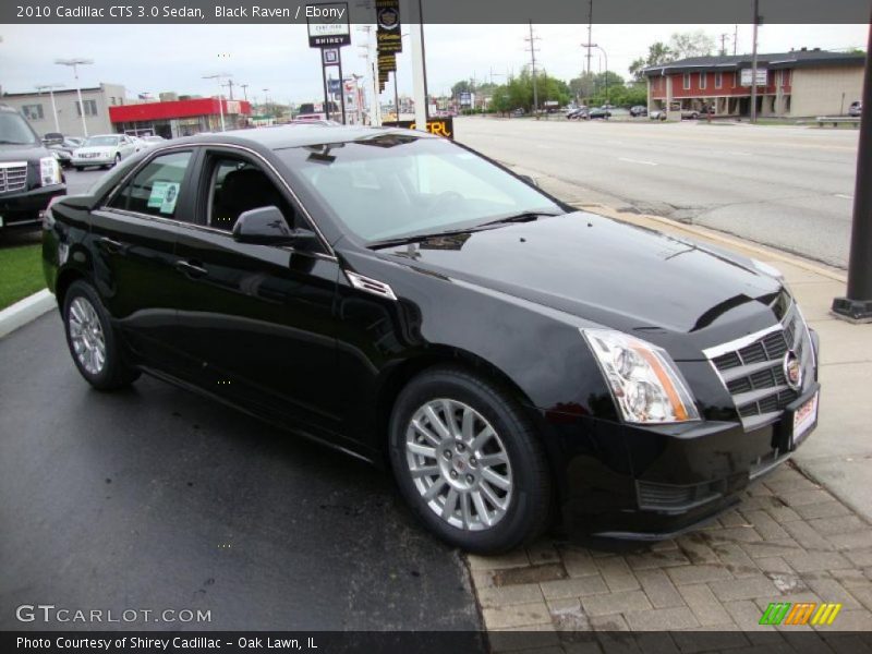 Black Raven / Ebony 2010 Cadillac CTS 3.0 Sedan