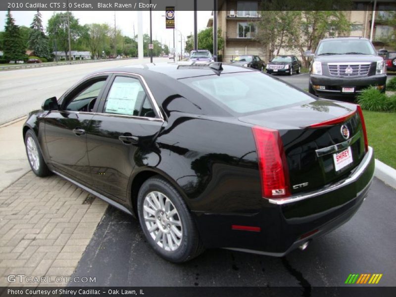 Black Raven / Ebony 2010 Cadillac CTS 3.0 Sedan