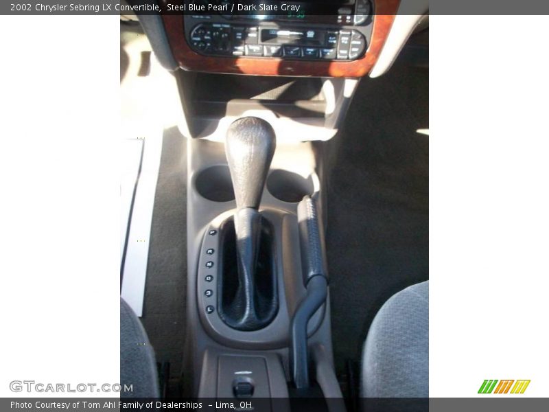 Steel Blue Pearl / Dark Slate Gray 2002 Chrysler Sebring LX Convertible