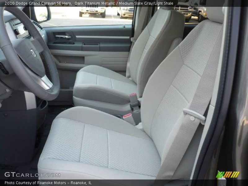 Dark Titanium Metallic / Medium Slate Gray/Light Shale 2010 Dodge Grand Caravan SE Hero