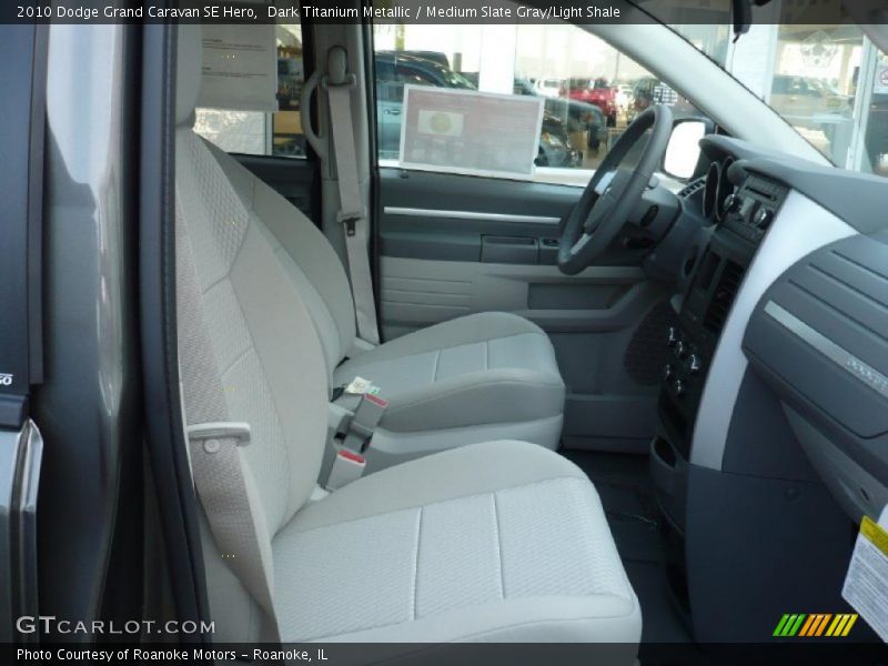 Dark Titanium Metallic / Medium Slate Gray/Light Shale 2010 Dodge Grand Caravan SE Hero