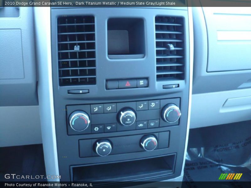 Dark Titanium Metallic / Medium Slate Gray/Light Shale 2010 Dodge Grand Caravan SE Hero