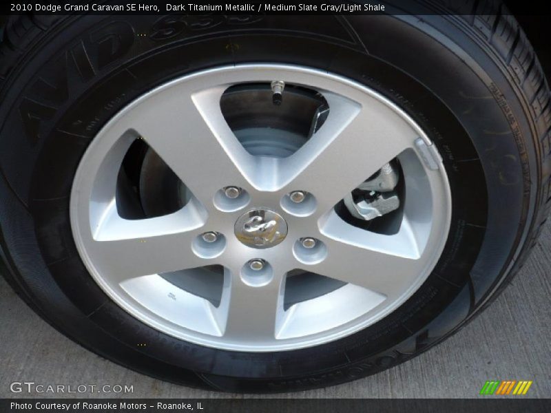 Dark Titanium Metallic / Medium Slate Gray/Light Shale 2010 Dodge Grand Caravan SE Hero