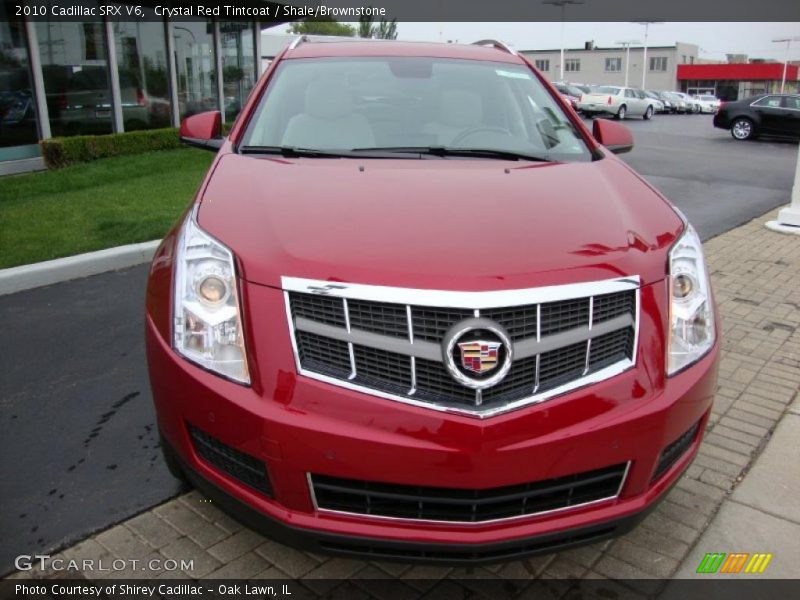 Crystal Red Tintcoat / Shale/Brownstone 2010 Cadillac SRX V6