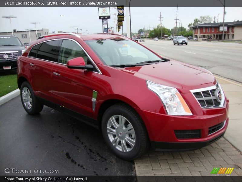 Crystal Red Tintcoat / Shale/Brownstone 2010 Cadillac SRX V6