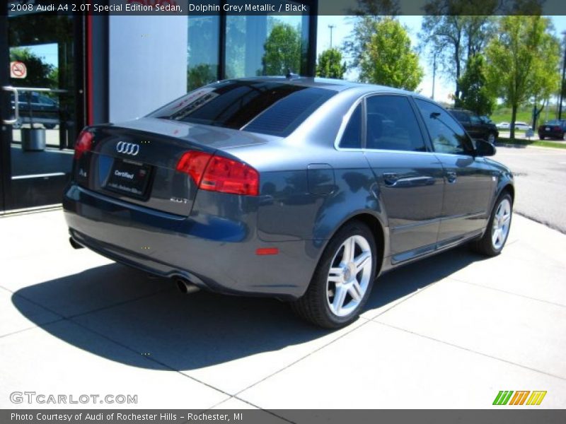 Dolphin Grey Metallic / Black 2008 Audi A4 2.0T Special Edition Sedan