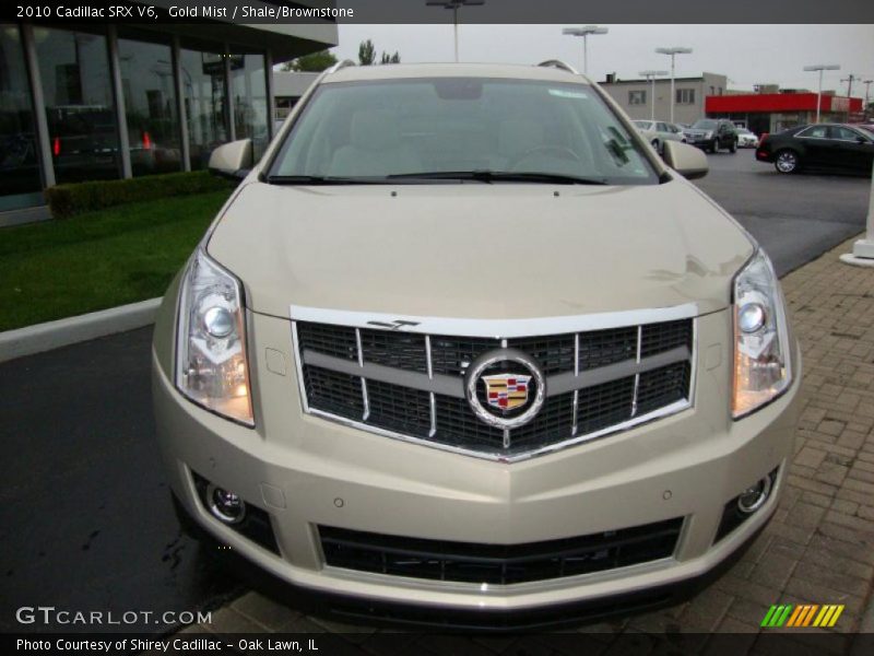 Gold Mist / Shale/Brownstone 2010 Cadillac SRX V6