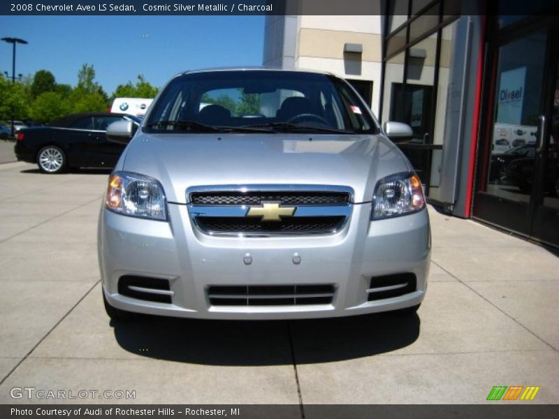 Cosmic Silver Metallic / Charcoal 2008 Chevrolet Aveo LS Sedan